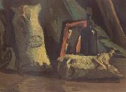 Vincent Van Gogh Still Life with Two Sacks and a Bottle (nn040 oil painting on canvas